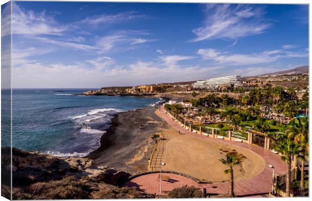 View of La Caleta Canvas Print by Naylor's Photography