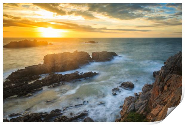 Sunset at Cobo  Print by chris smith