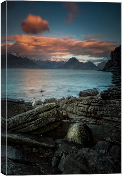 Elgol and the Black Cuillins Canvas Print by Paul Andrews