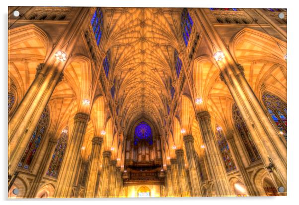 St Patrick's Cathedral Acrylic by David Pyatt
