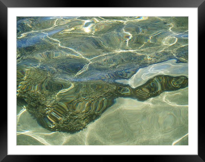 Water Prisim Framed Mounted Print by Patti Barrett