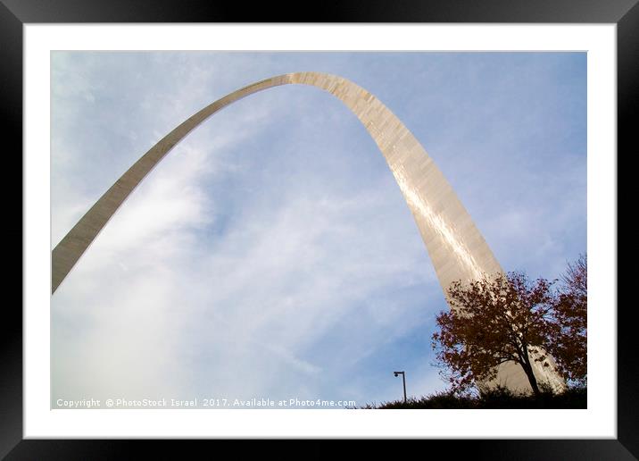 Gateway Arch St. Louis Framed Mounted Print by PhotoStock Israel