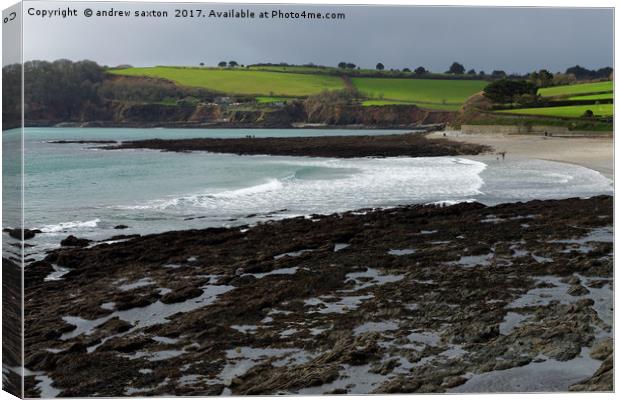 COAST TO COUNTRYSIDE Canvas Print by andrew saxton