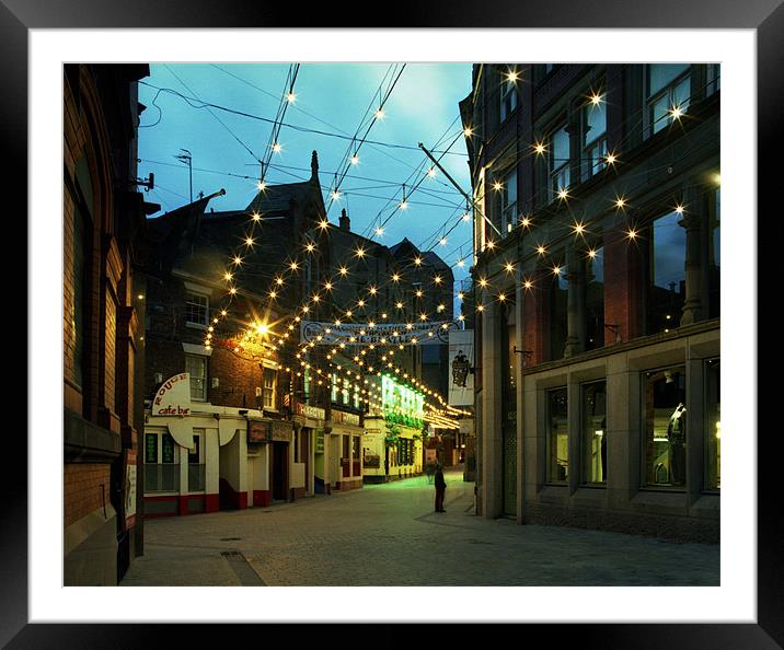 Mathew Street, Liverpool Framed Mounted Print by graham young