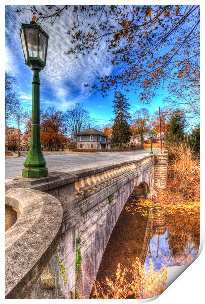 Headless Horseman Bridge Print by David Pyatt