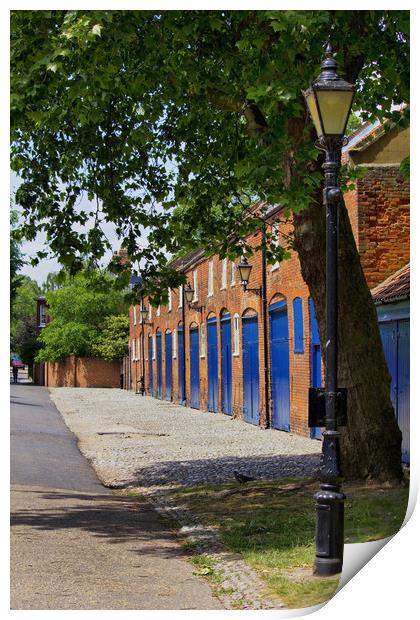 Norwich Cathedral Stables Print by Darren Burroughs