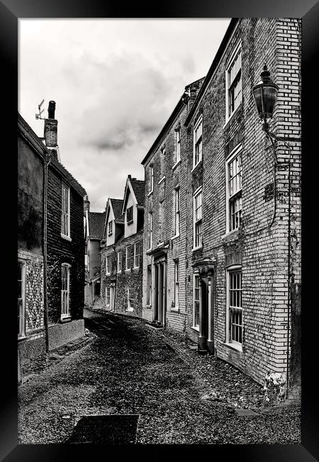 Norwich Cathedral Close. Framed Print by Darren Burroughs