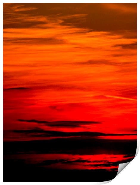 Sunset Print by Darren Burroughs