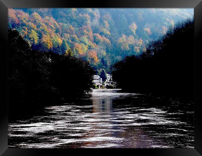 Symonds Yat Framed Print by Christine Jeffrey