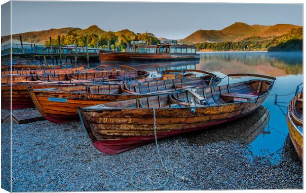 Derwent Boats Canvas Print by Paul Andrews