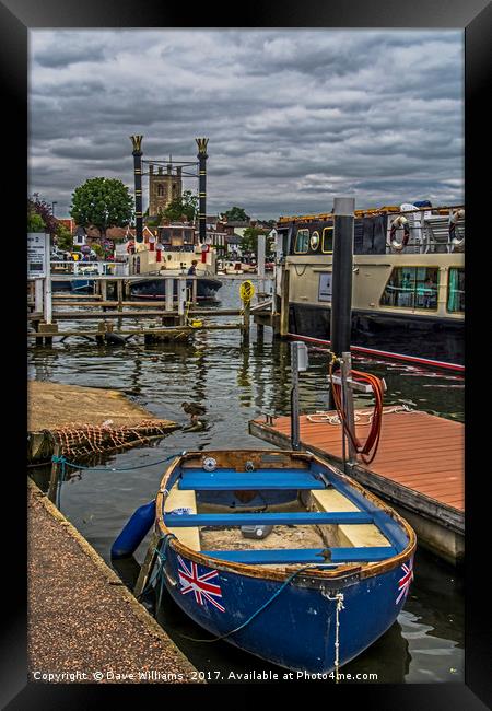 Riverside at Henley On Thames Framed Print by Dave Williams
