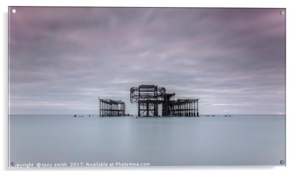 West Pier, Brighton Acrylic by tony smith