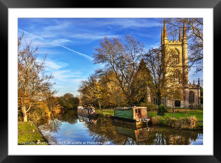 Hungerford Parish Church Framed Mounted Print by Ian Lewis