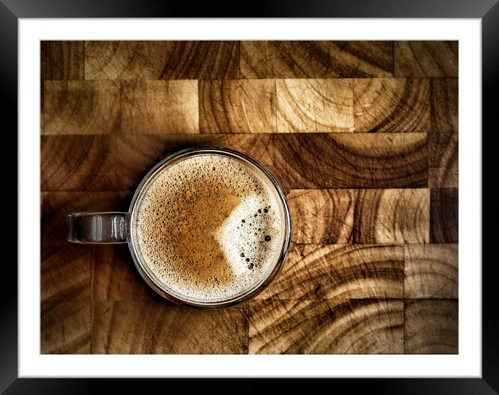 Coffee Framed Mounted Print by Donnie Canning