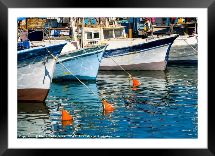 Old Jaffa Port, Tel Aviv, Israel  Framed Mounted Print by PhotoStock Israel
