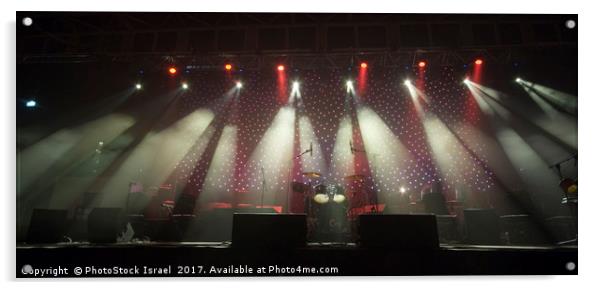 Coloured stage lights Acrylic by PhotoStock Israel