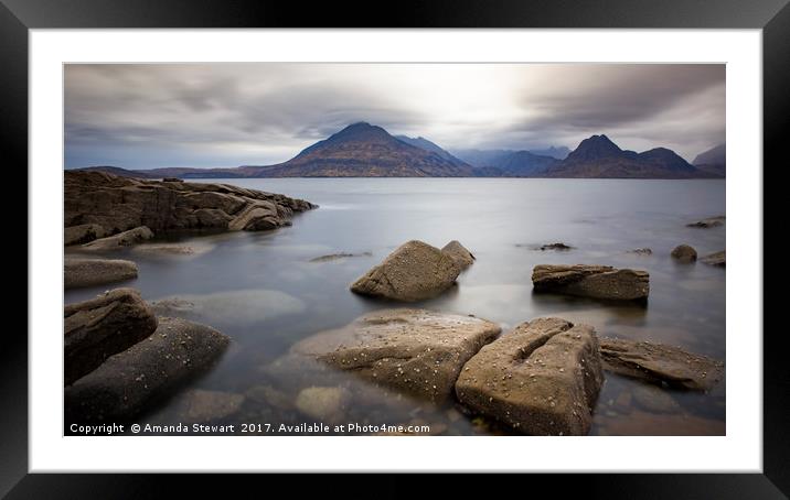 Elgol Framed Mounted Print by Amanda Stewart