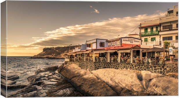 Strolling in La Caleta Canvas Print by Naylor's Photography