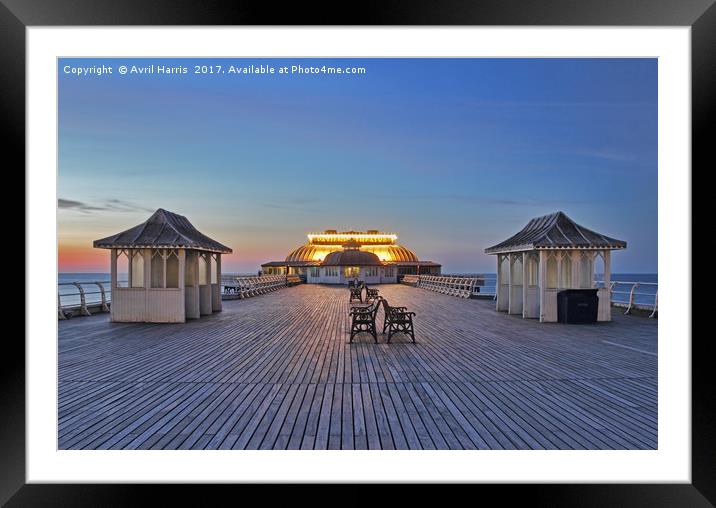 Pavilion Theatre Cromer Pier Framed Mounted Print by Avril Harris