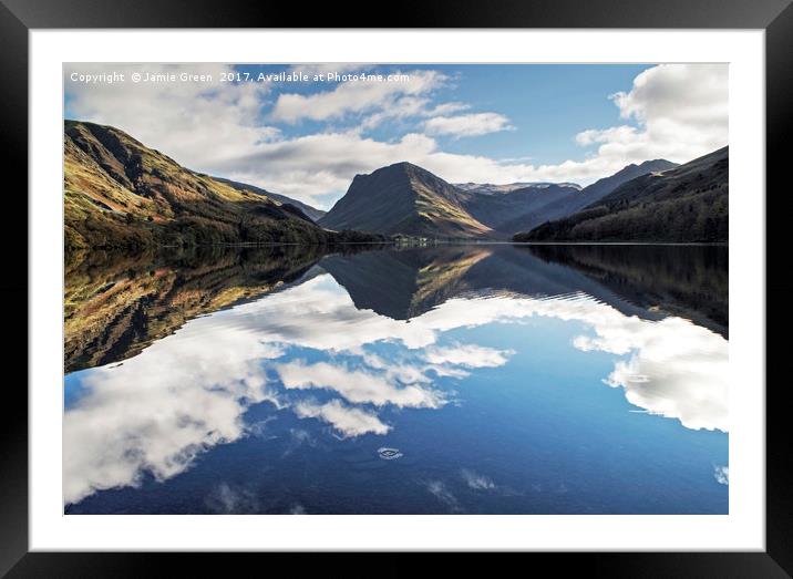 Buttermere Framed Mounted Print by Jamie Green