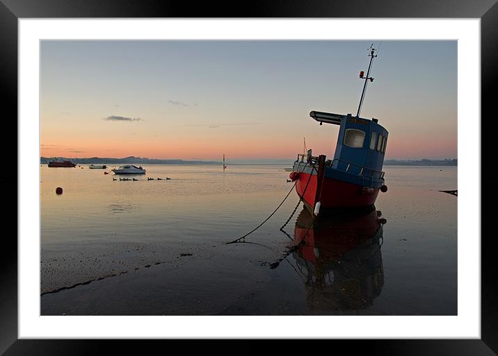 The Exe Estuary at Exmouth Framed Mounted Print by Pete Hemington
