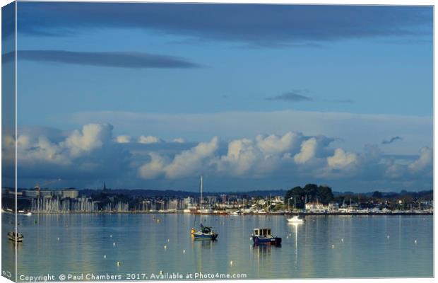 Poole Harbour Canvas Print by Paul Chambers