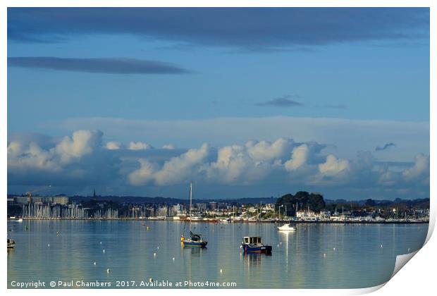 Poole Harbour Print by Paul Chambers