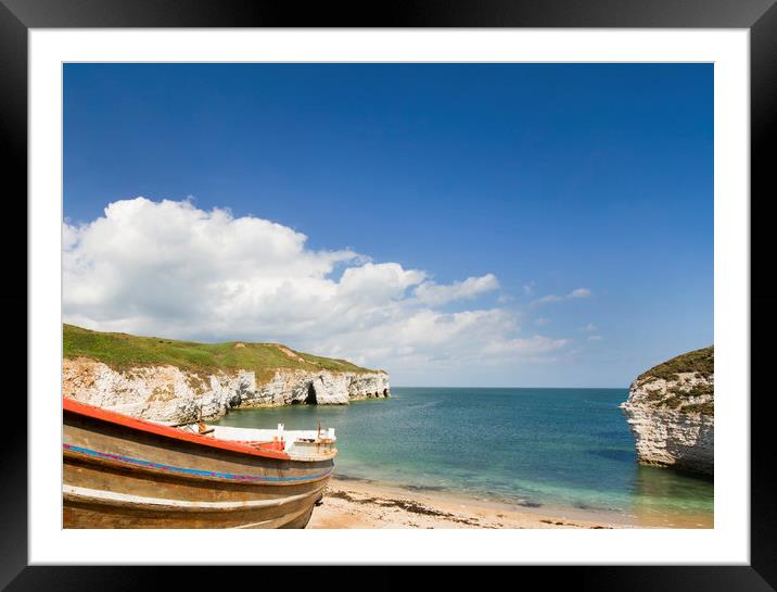 Flamborough head  Framed Mounted Print by chris smith