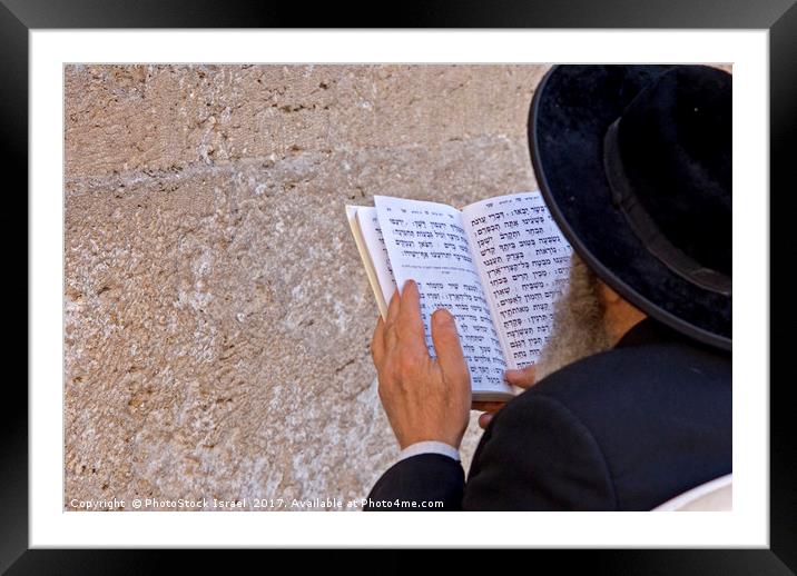 Israel, Jerusalem, wailing Wall Framed Mounted Print by PhotoStock Israel