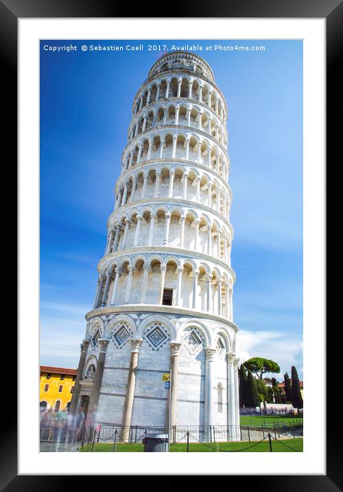That leaning tower Framed Mounted Print by Sebastien Coell