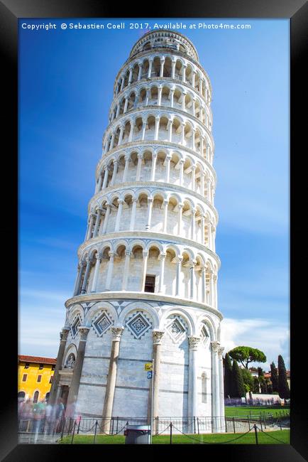 That leaning tower Framed Print by Sebastien Coell