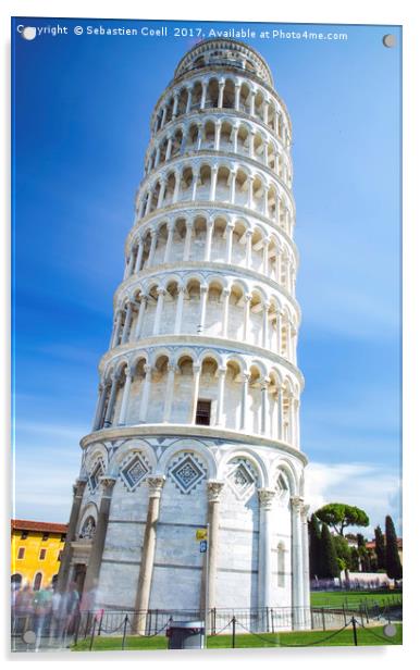 That leaning tower Acrylic by Sebastien Coell
