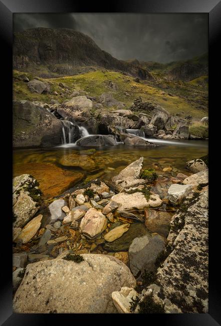 Dark Skies over Llanberis Pass Framed Print by Natures' Canvas: Wall Art  & Prints by Andy Astbury