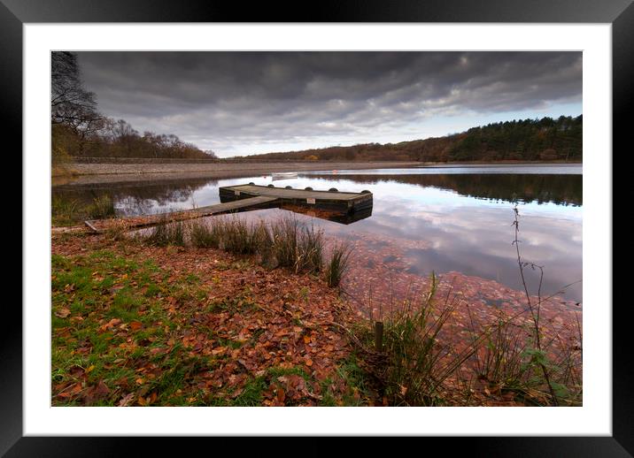 The Jetty - Tockholes    Framed Mounted Print by Eddie John
