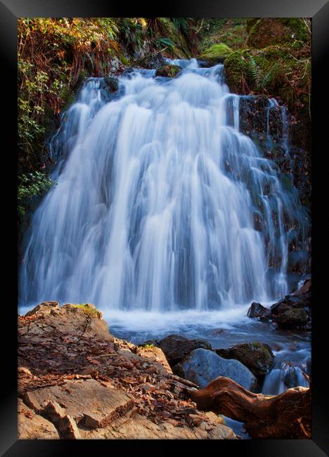 The Secluded Waterfall Framed Print by David McCulloch