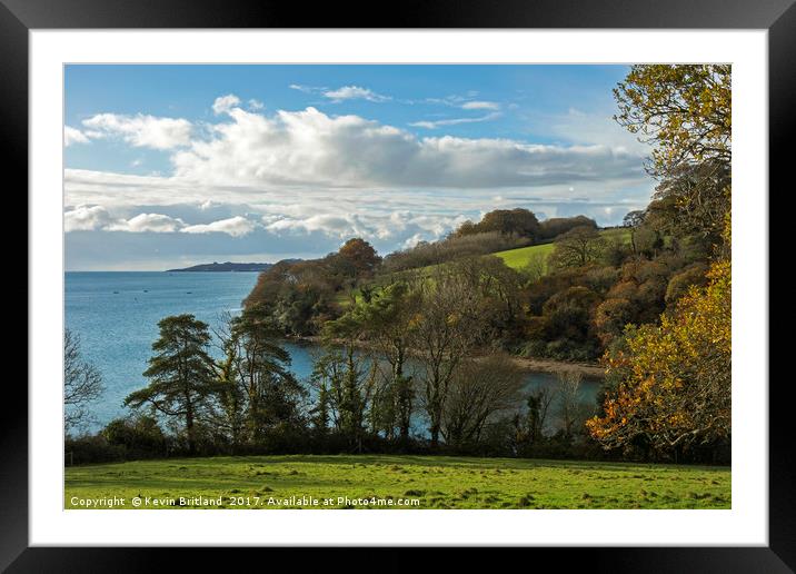 river fal cornwall Framed Mounted Print by Kevin Britland