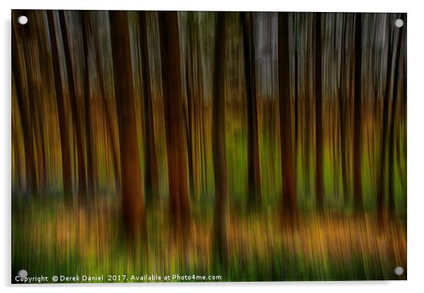 Enchanting Forest Symphony Acrylic by Derek Daniel