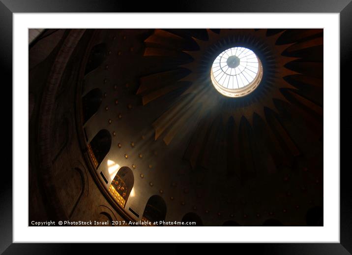 Holy Sepulchre, Old city, Jerusalem Framed Mounted Print by PhotoStock Israel
