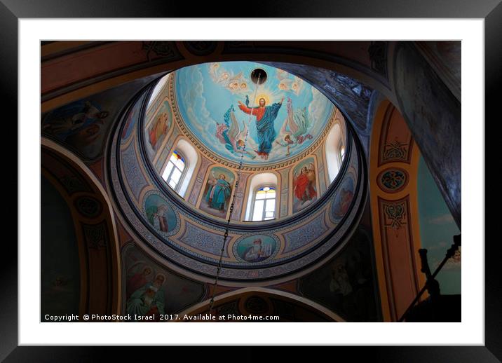 Israel, Jerusalem, The holy Trinity Cathedral Framed Mounted Print by PhotoStock Israel