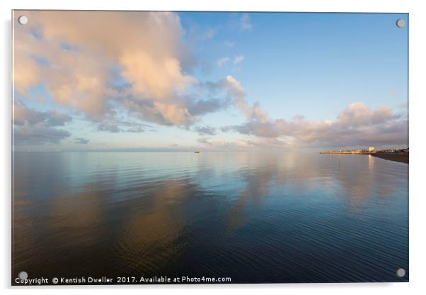 Herne Bay Glow Acrylic by Kentish Dweller