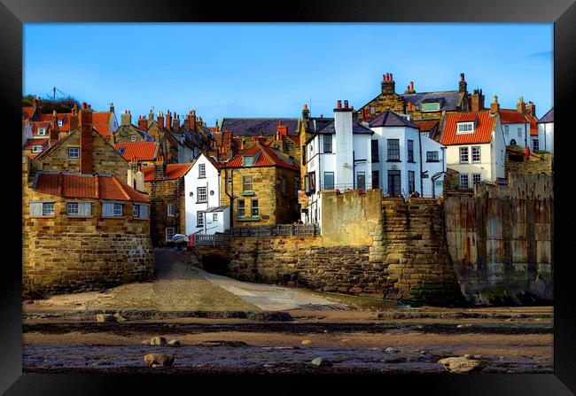 Robin Hood's Bay in colour Framed Print by Andy Aveyard