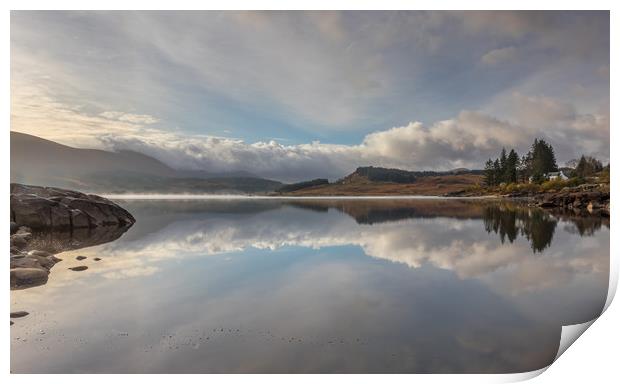 Loch Doon Reflections Print by Tony Keogh