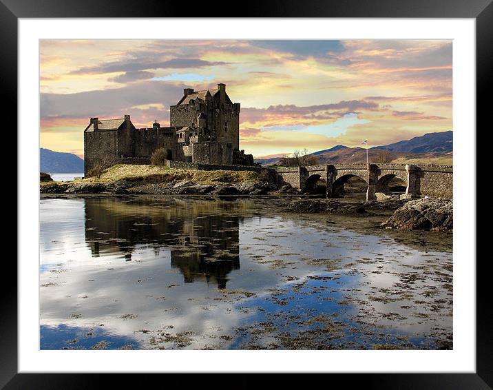 Eilean Donan Castle Dornie Scotland Framed Mounted Print by Jacqi Elmslie