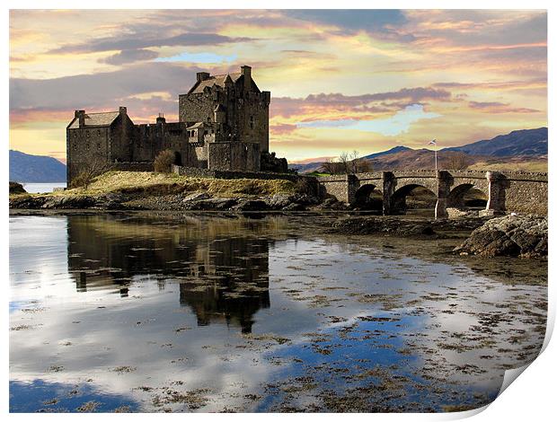 Eilean Donan Castle Dornie Scotland Print by Jacqi Elmslie