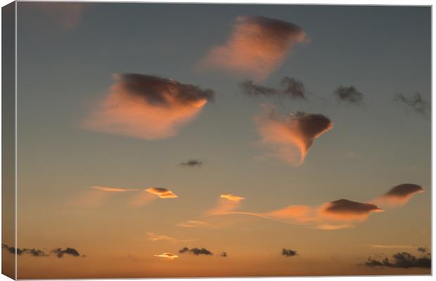 Amazing Cloud Formation Canvas Print by Tony Keogh