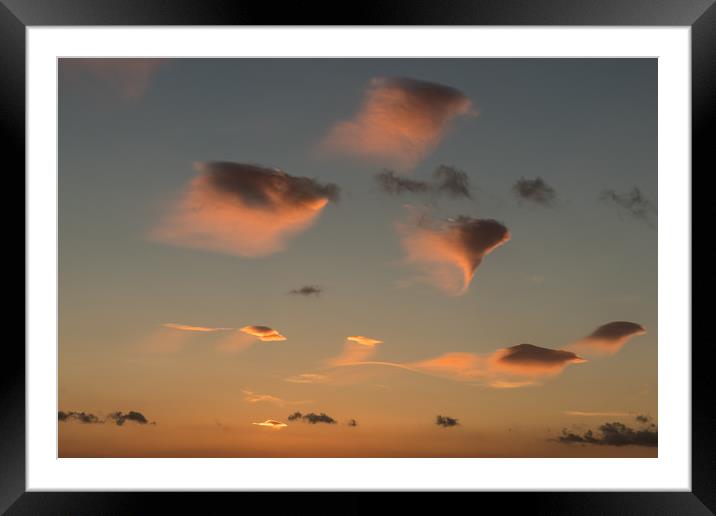 Amazing Cloud Formation Framed Mounted Print by Tony Keogh