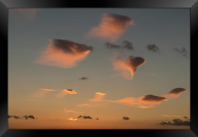 Amazing Cloud Formation Framed Print by Tony Keogh