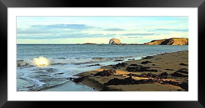 THE ROCK Framed Mounted Print by dale rys (LP)