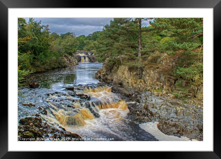 Low Force, Teesdale Framed Mounted Print by Jamie Green