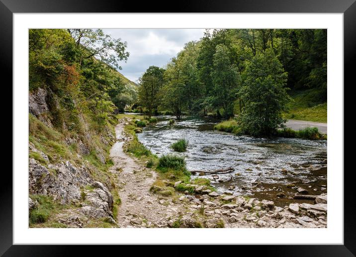 Dovedale in the Derbyshire Peak District Framed Mounted Print by Chris Warham